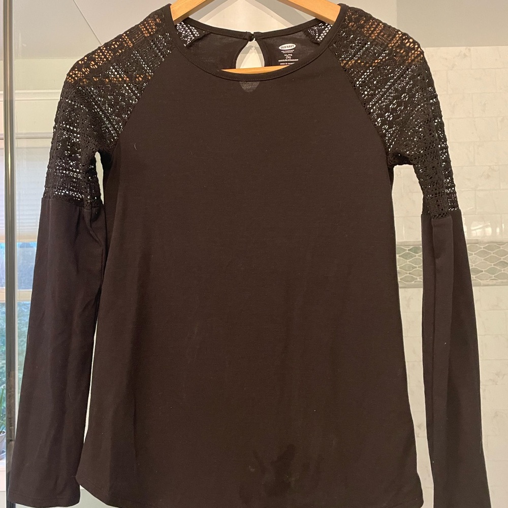 Feminine black Old Navy shirt (worn once to a performance)